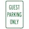 Signmission Guest Parking Only, Heavy-Gauge Aluminum Rust Proof Parking Sign, 12" x 18", A-1218-25185 A-1218-25185 - alternate 1